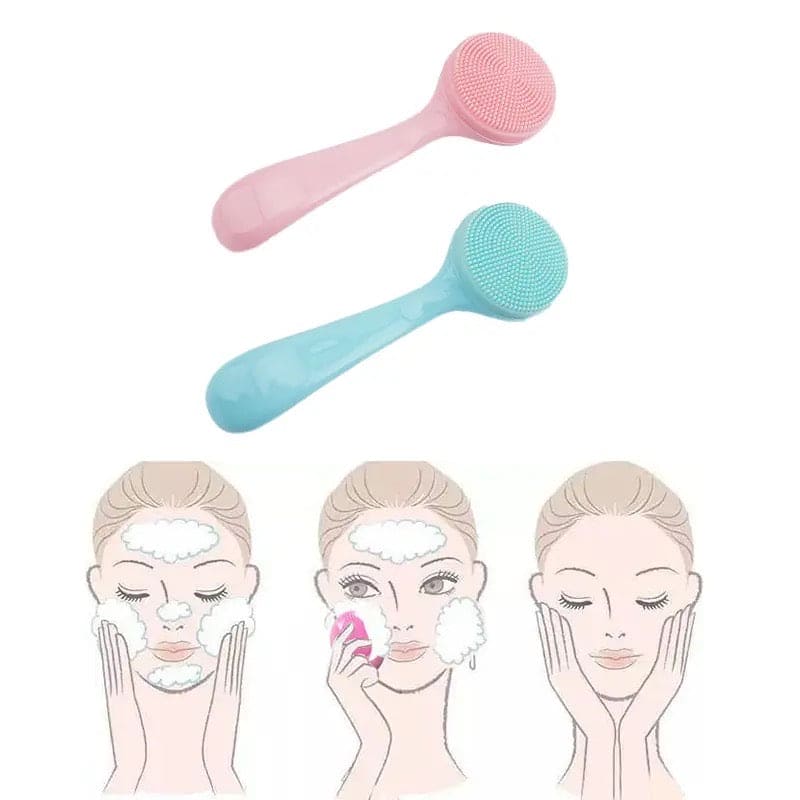 Silicon Facial Cleansing Brush, Soft Face Massage Wash Brush, Exfoliator Face Wash Scrub Cleanser Silicon Facial Cleansing Brush, Soft Face Massage Wash Brush, Exfoliator Face Wash Scrub Cleanser
